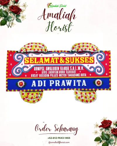Karangan Bunga Ucapan Selamat di Anjatan