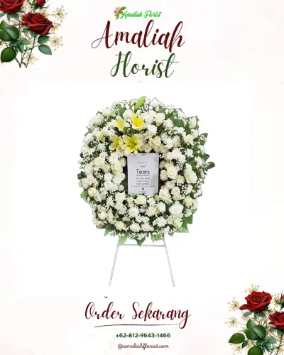 Krans Bunga Duka Cita di Anjatan